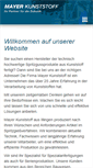 Mobile Screenshot of mayer-kunststoff.com